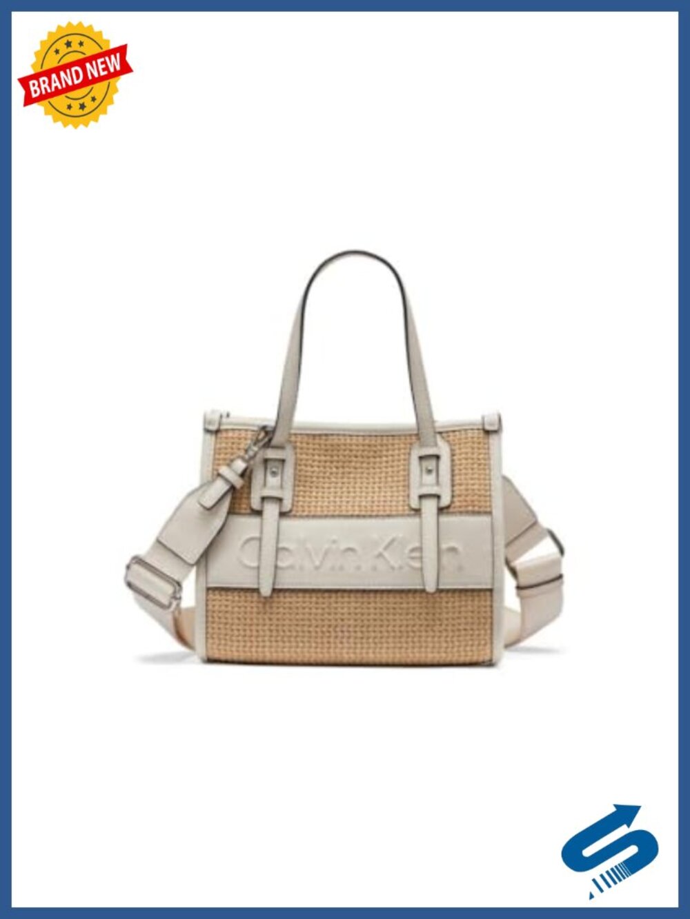 Mini Tote Crossbody Bag - Vegan Leather, Magnetic Closure